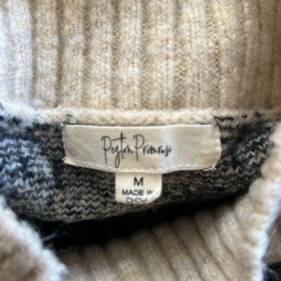 Peyton Primrose Acrylic Neutral Floral Sweater - Picture 5 of 6